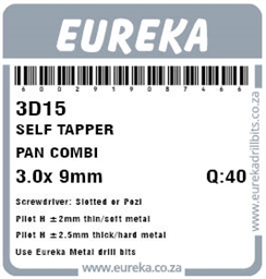 3D15 - Self Tapper -3D15_label_T